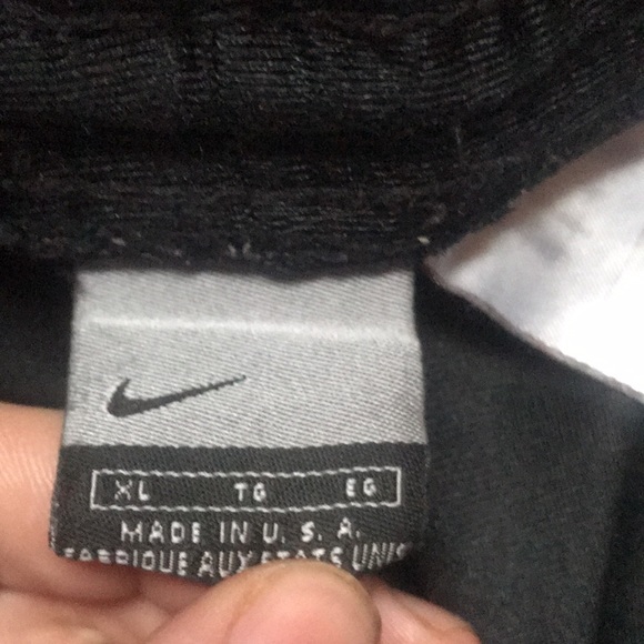 Vintage All Black Nike Basketball Short Made in the USA 🇺🇸 - Picture 3 of 5